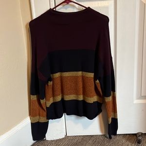 Large burgundy sweater
